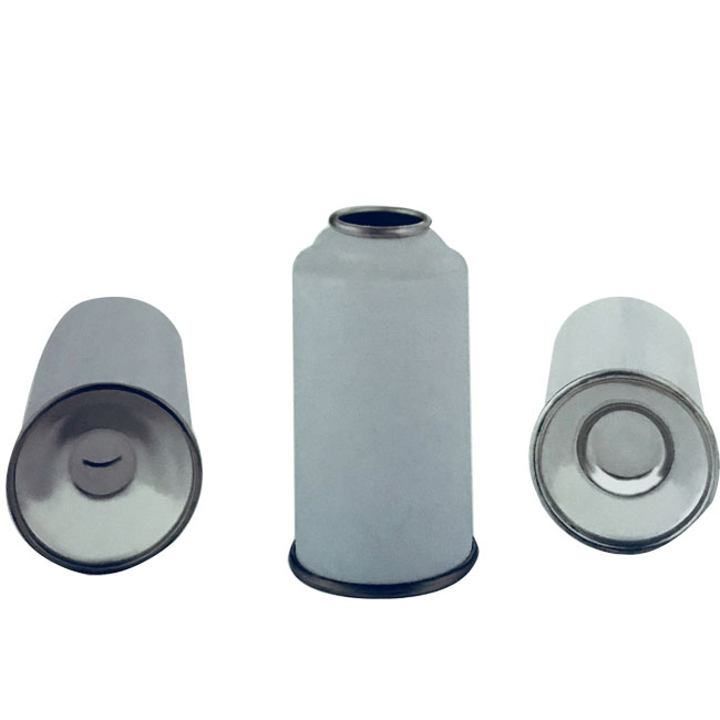 Pequena lata ou tanque de aerossol para enchimento de gás refrigerante ou gás butano